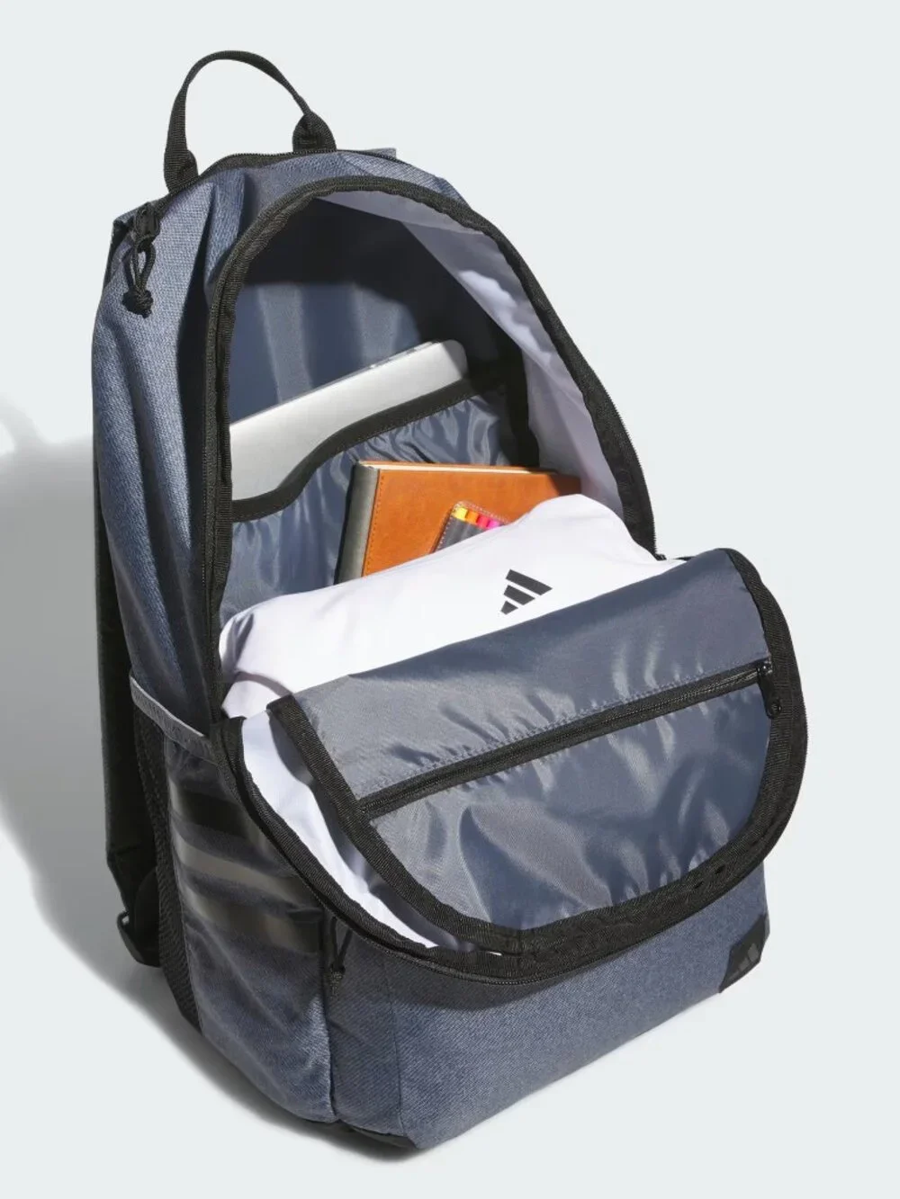 adidas Gray/Black Twill Classic 3S 5 Backpack/NWT